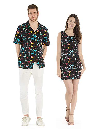 Flamingo Party Black