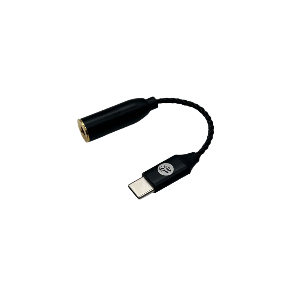 Strauss & Wagner Alva USB C to 4.4mm Female Balanced DAC Adapter - 32 Bit HiFi Audio Converter - Perfect for Smartphones, Laptops & Digital Audio Players