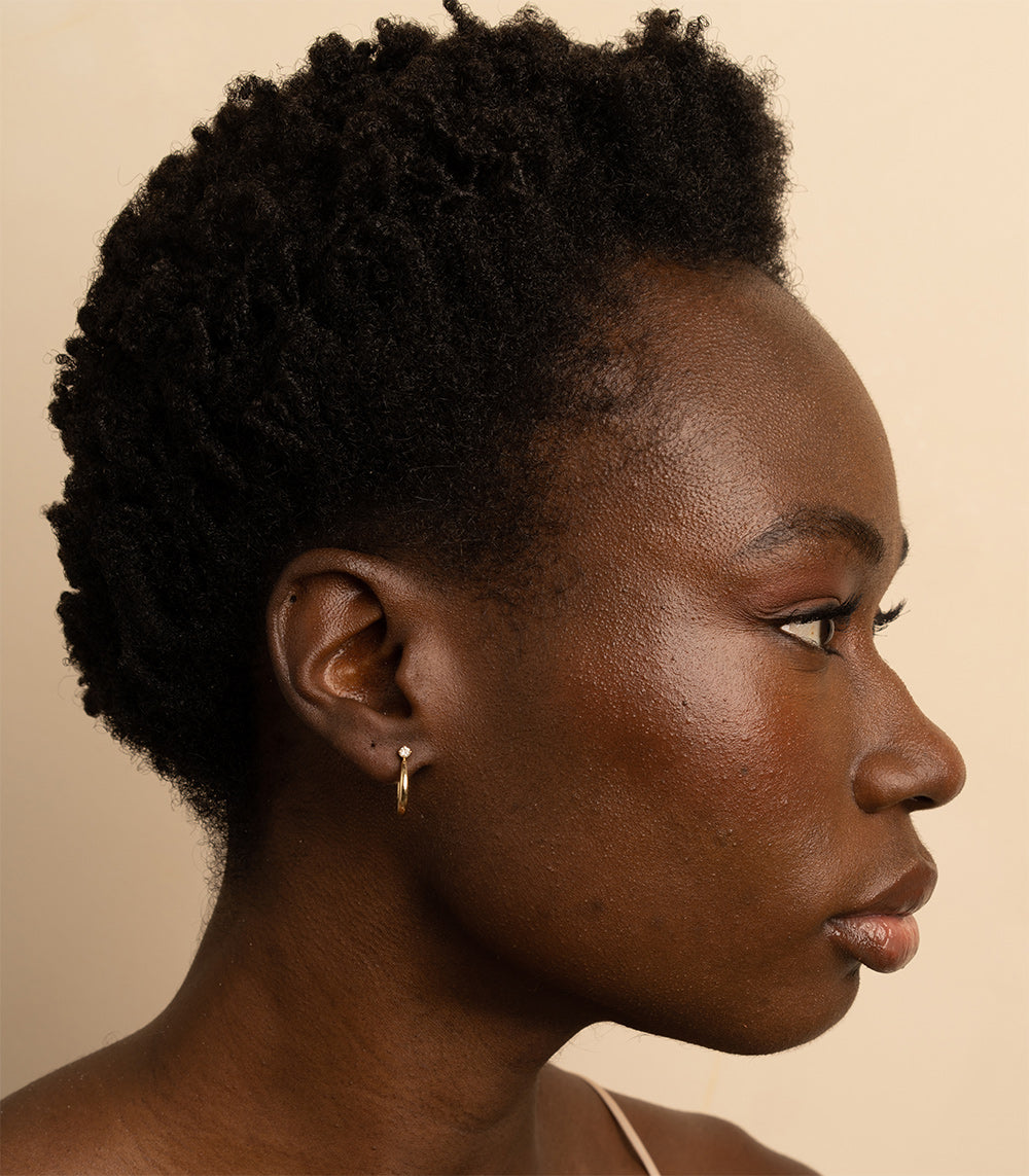 Small Estée Hoops - Elegant Gold-Plated Hoop Earrings for Women | Perfect for Everyday Wear, Office & Special Occasions