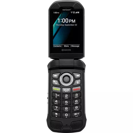 Kyocera DuraXV Extreme No Camera 16GB Black Verizon Unlocked CDMA Rugged Phone - Perfect for Construction, Outdoor Work & Emergency Situations