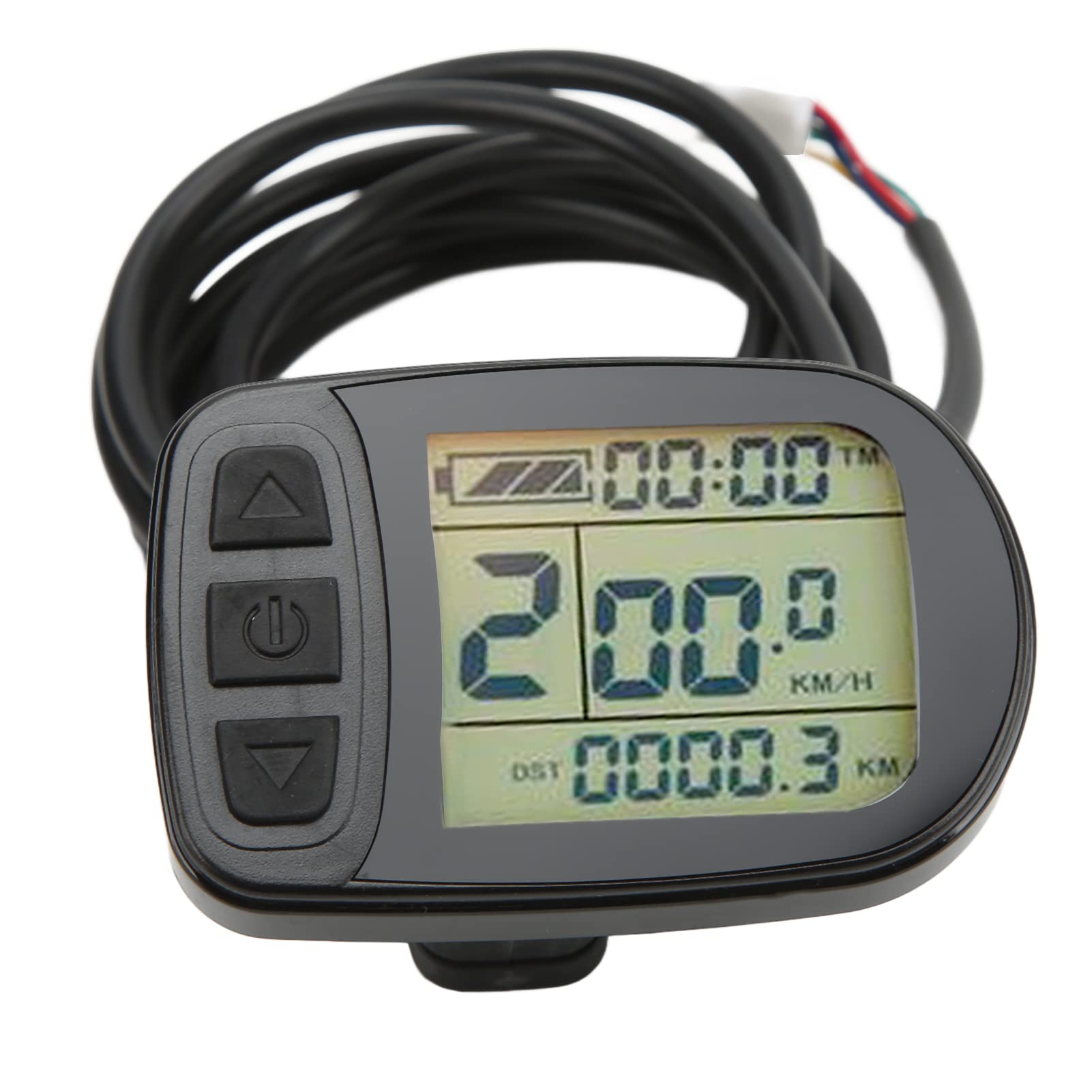 72V Electric Bike LCD Display Meter - Waterproof KT LCD5 Panel with SM Connector | Digital Current, Voltage, Power & Energy Monitor | Conversion Kit for E-Bike Modification | Perfect for Commuting & Off-Road Cycling