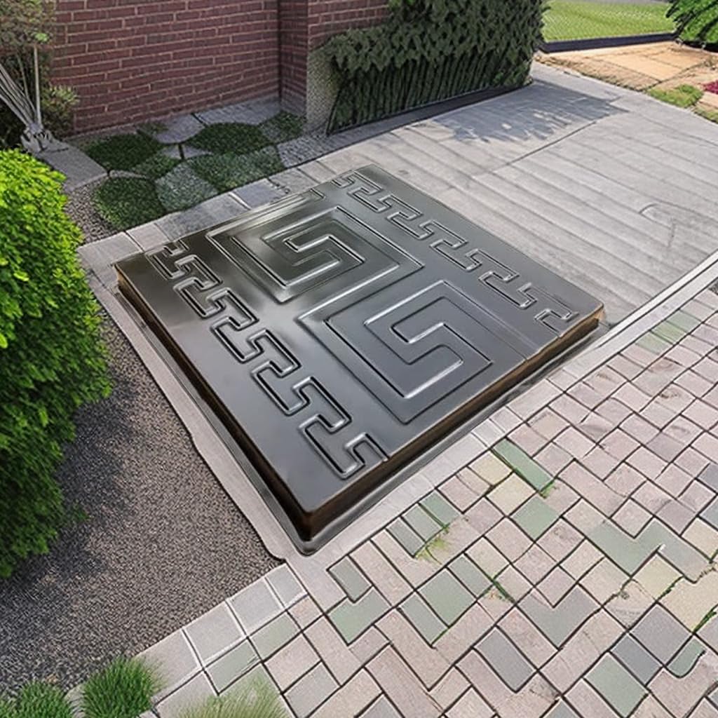 KUIKUI Reusable Concrete Molds for DIY Pavers & Stepping Stones | Garden Walkway Cement Forms | Perfect for Outdoor Landscaping & Patio Projects