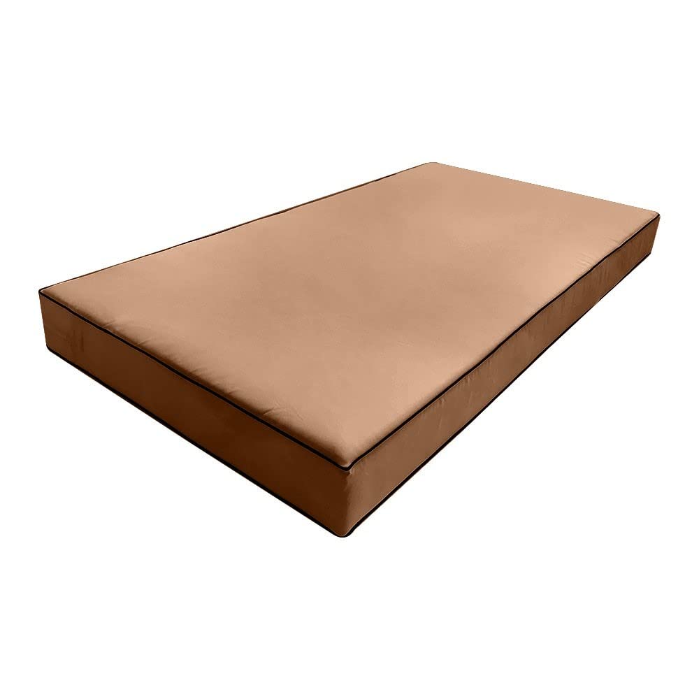 Outdoor Contrast Trim Daybed Slipcover - Fitted Sheet for Twin Size 8