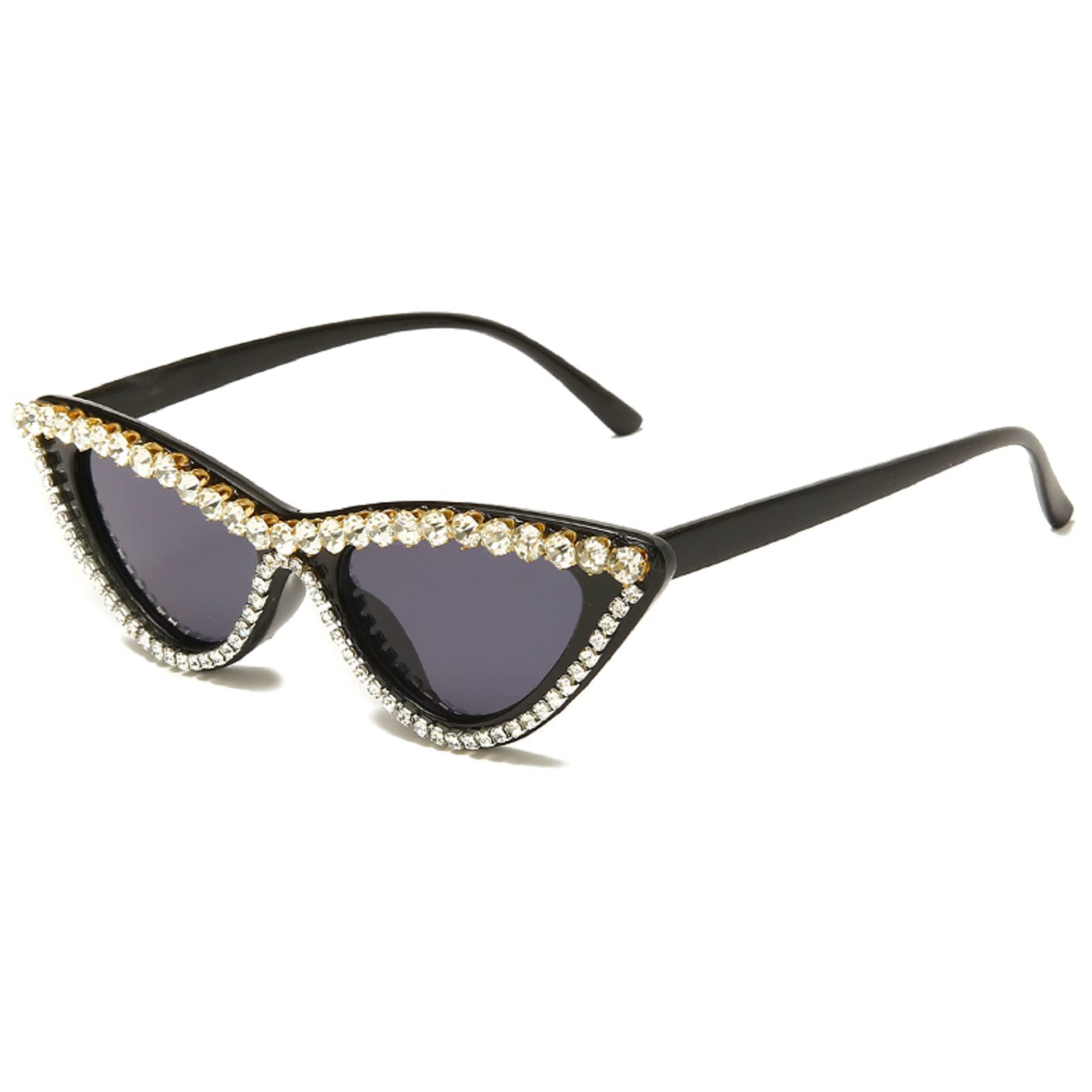 Stylish Oversized Polarized Reading Sunglasses for Women - Bling Rhinestone Cat Eye Readers - Perfect for Outdoor Reading, Driving & Fashion Accessories