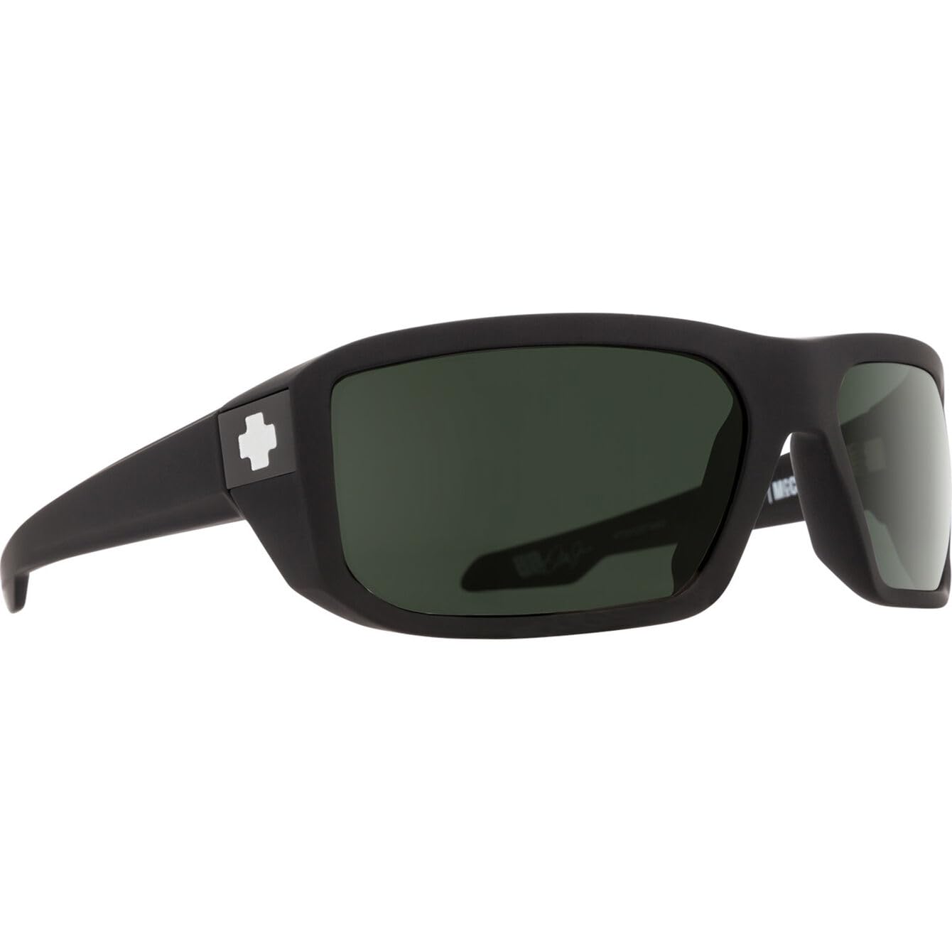 Spy Optic McCoy Sunglasses - Polarized, Oversized, Black/Grey Lenses for Men & Women - Perfect for Running, Cycling & Outdoor Sports