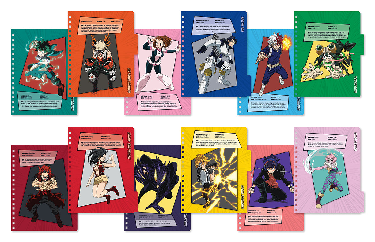 My Hero Academia: Class 1-A 12-Month Undated Academic Planner - Perfect for School, Work, and Anime Fans Organization