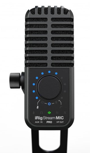 IK Multimedia iRig Stream Mic Pro - Professional USB Microphone for Streaming, Podcasting & Recording | Includes FREE Groove3 Subscription | Perfect for Home Studios, Gamers & Content Creators