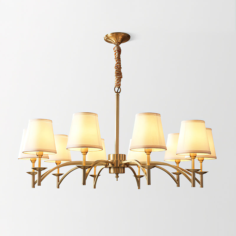 Devona Traditional Crystal Chandelier - Elegant Ceiling Light Fixture for Dining Room, Living Room & Bedroom | Perfect for Home Decor, Wedding & Luxury Interior Design