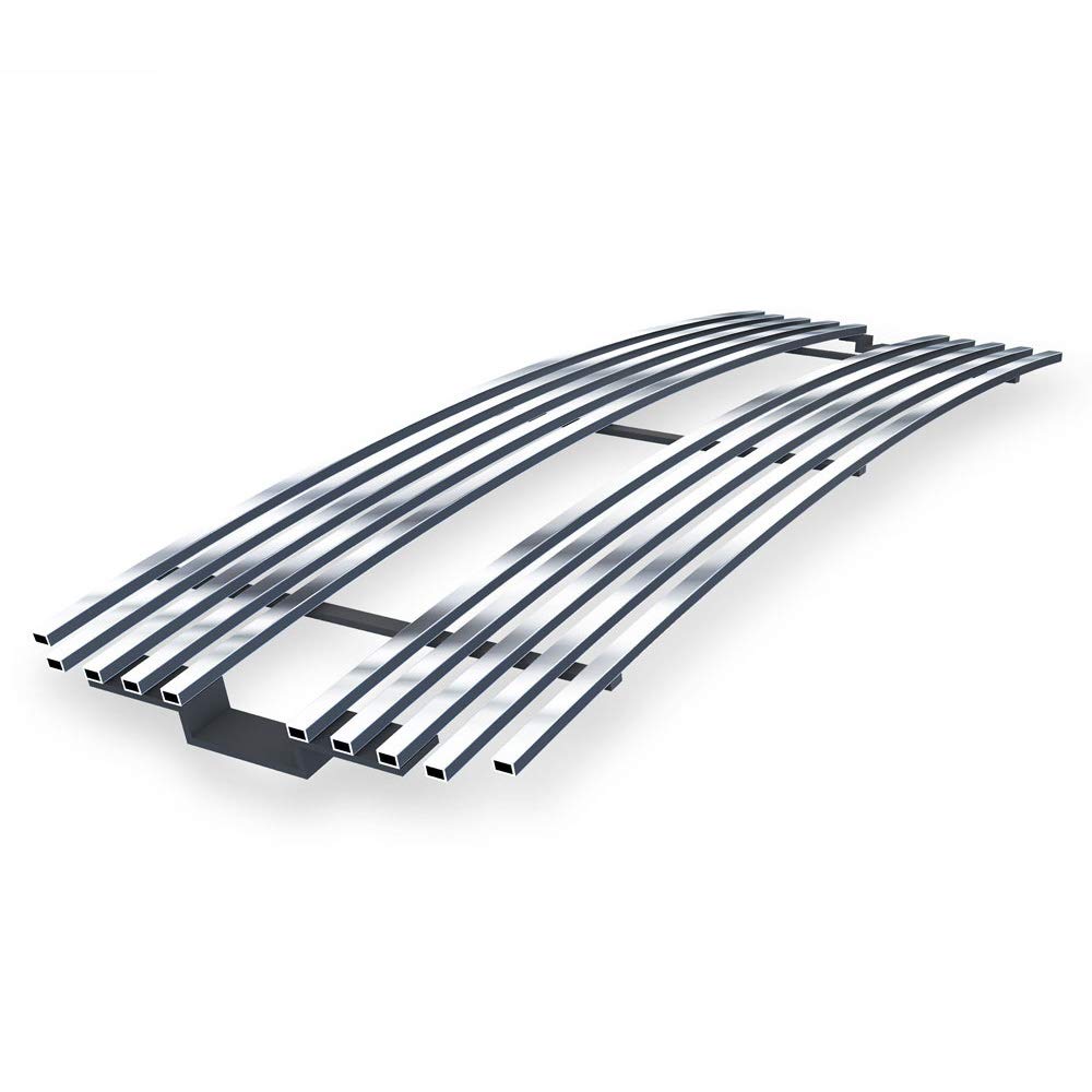APS Compatible with Dodge Ram 1994-2001 Main Upper Stainless Steel SS Chrome Billet Front Grill Grille Insert D85030A - Upgrade Your Truck's Style for Off-Road & Show Car Events