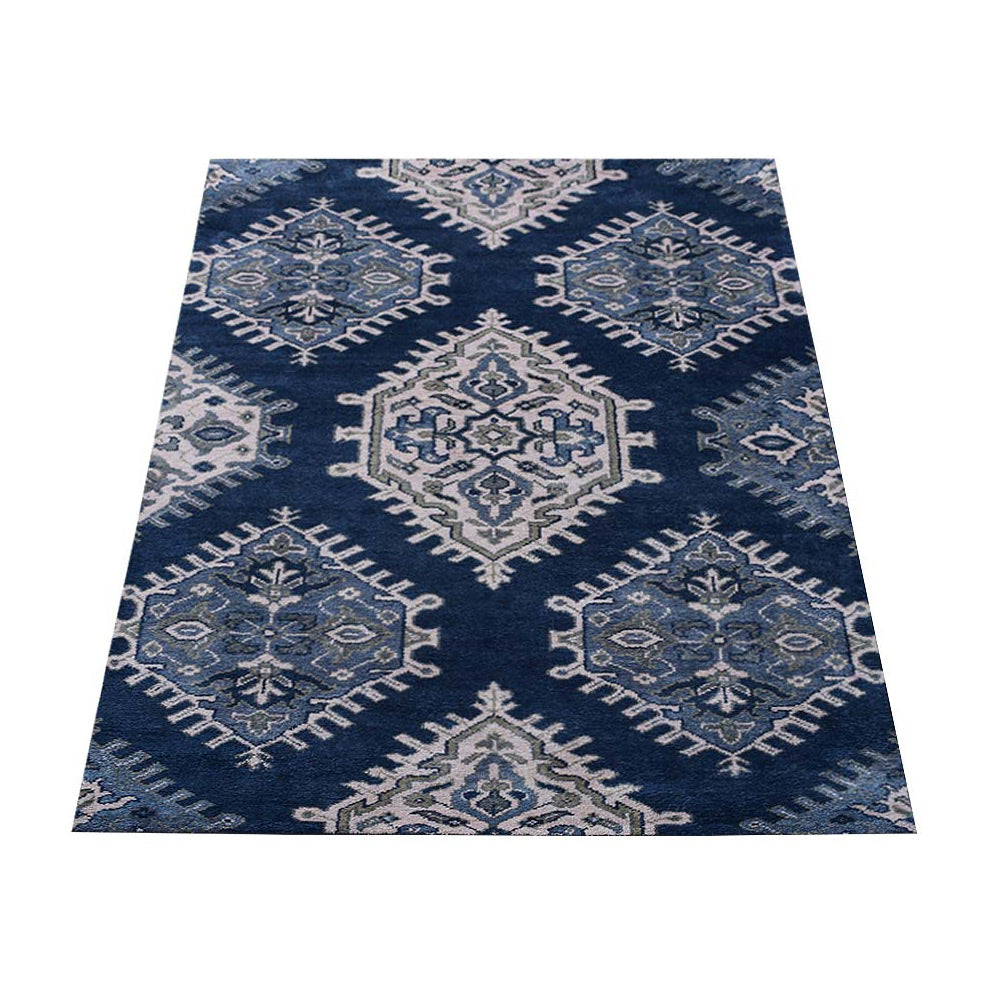Hand Knotted Illusion Rug - Premium Bohemian Design for Living Room, Bedroom & Home Decor | Soft & Durable Area Rug for Modern & Boho Style Spaces