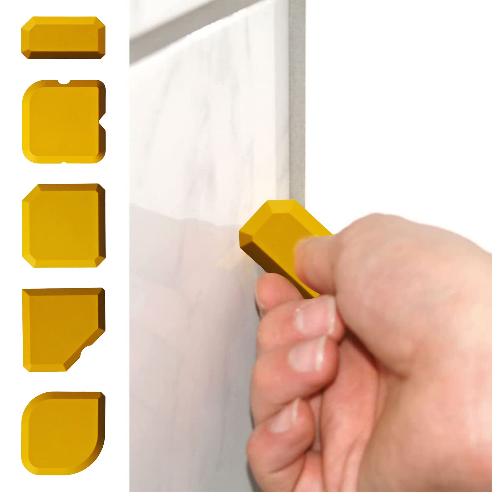 Silicone Caulking Spatula - Flexible Caulk Tool for Kitchen, Bathroom, Floor, Window Sealing - Perfect for DIY Home Repairs & Smooth Caulk Application