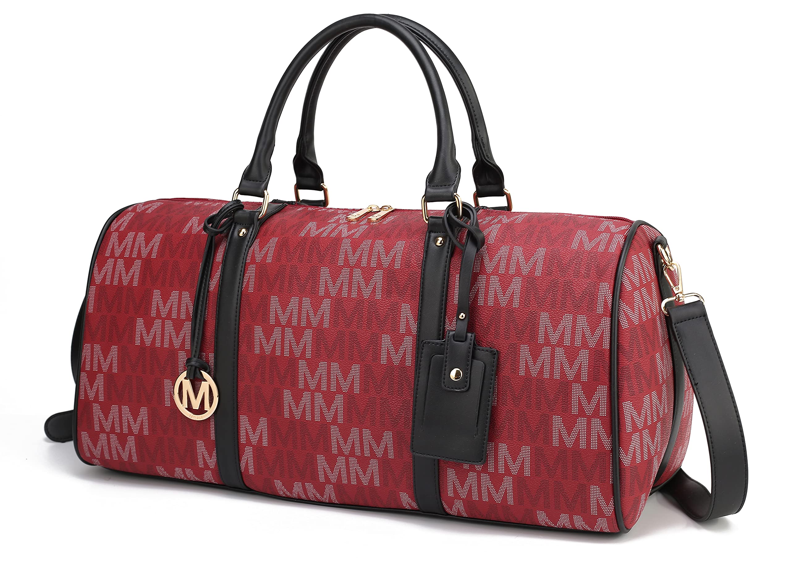 MKF Collection Women's Duffel Bag - Stylish Carry On Luggage & Weekender Travel Bag for Gym, Work, Weekend Getaways & Business Trips