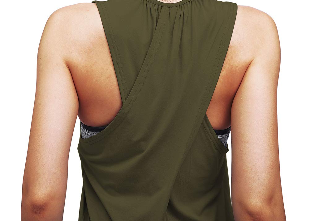 Mippo Women's Workout Tops - Breathable Yoga Shirts & Athletic Tank Tops for Gym, Running, Summer Fitness | Perfect for Yoga, Pilates & Outdoor Sports