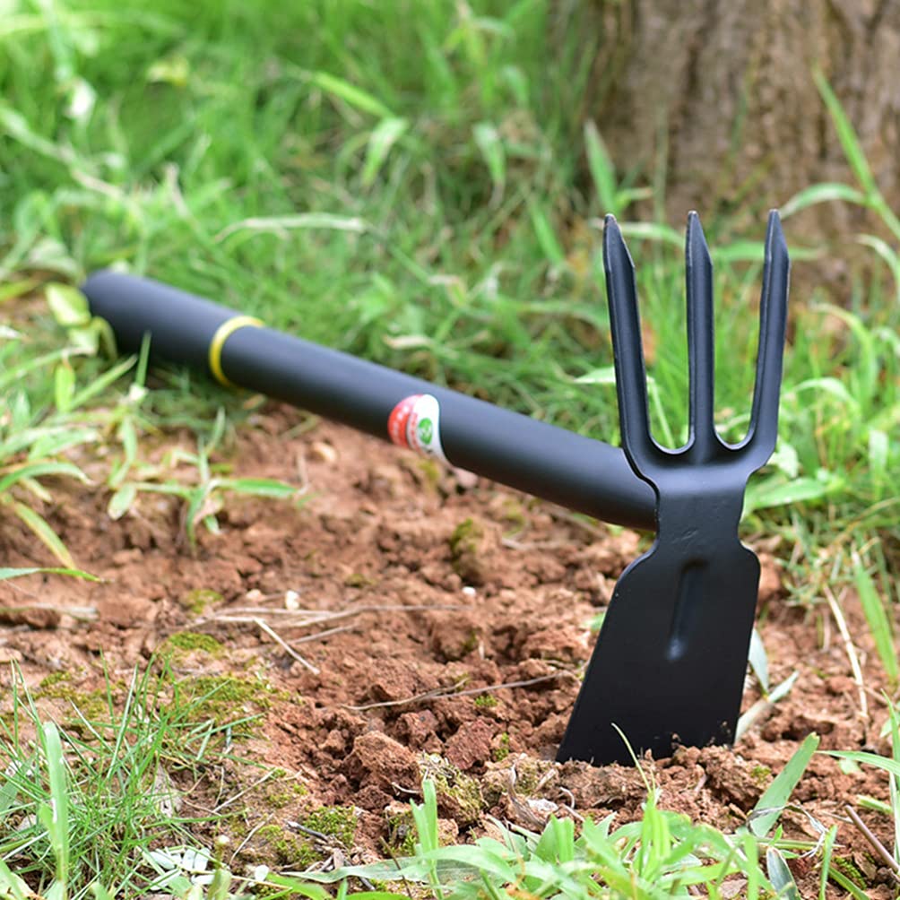 Premium Manganese Steel Hand Tiller & Cultivator - Manual Gardening Tool for Weeding, Digging & Soil Cultivation | Ideal for Home Gardens, Flower Beds & Vegetable Patches