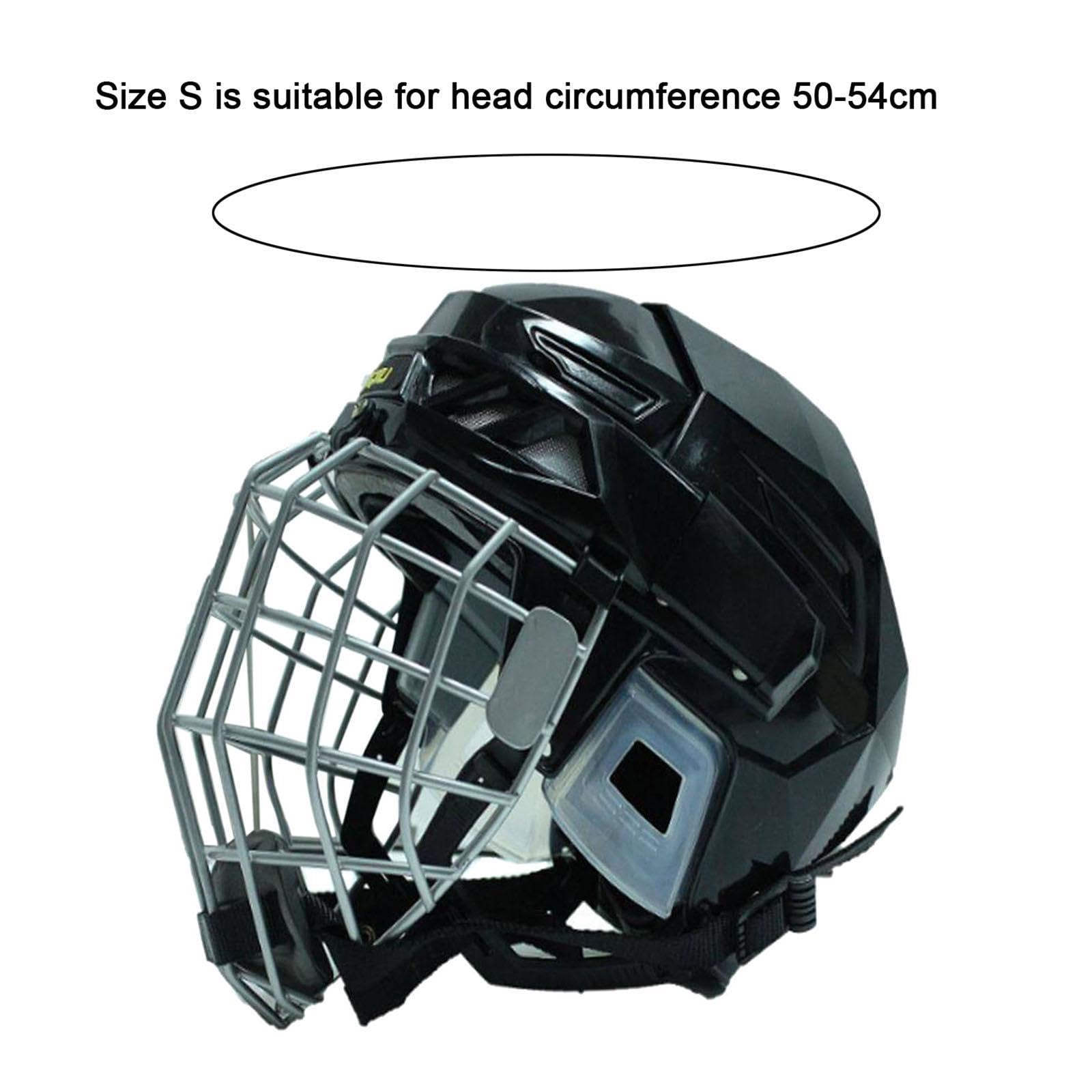 DYNWAVE Adjustable Ice Hockey Helmet - Professional Hockey Equipment for Training & Matches - Protective Headgear for Ice Skating, Youth & Adult Hockey Players