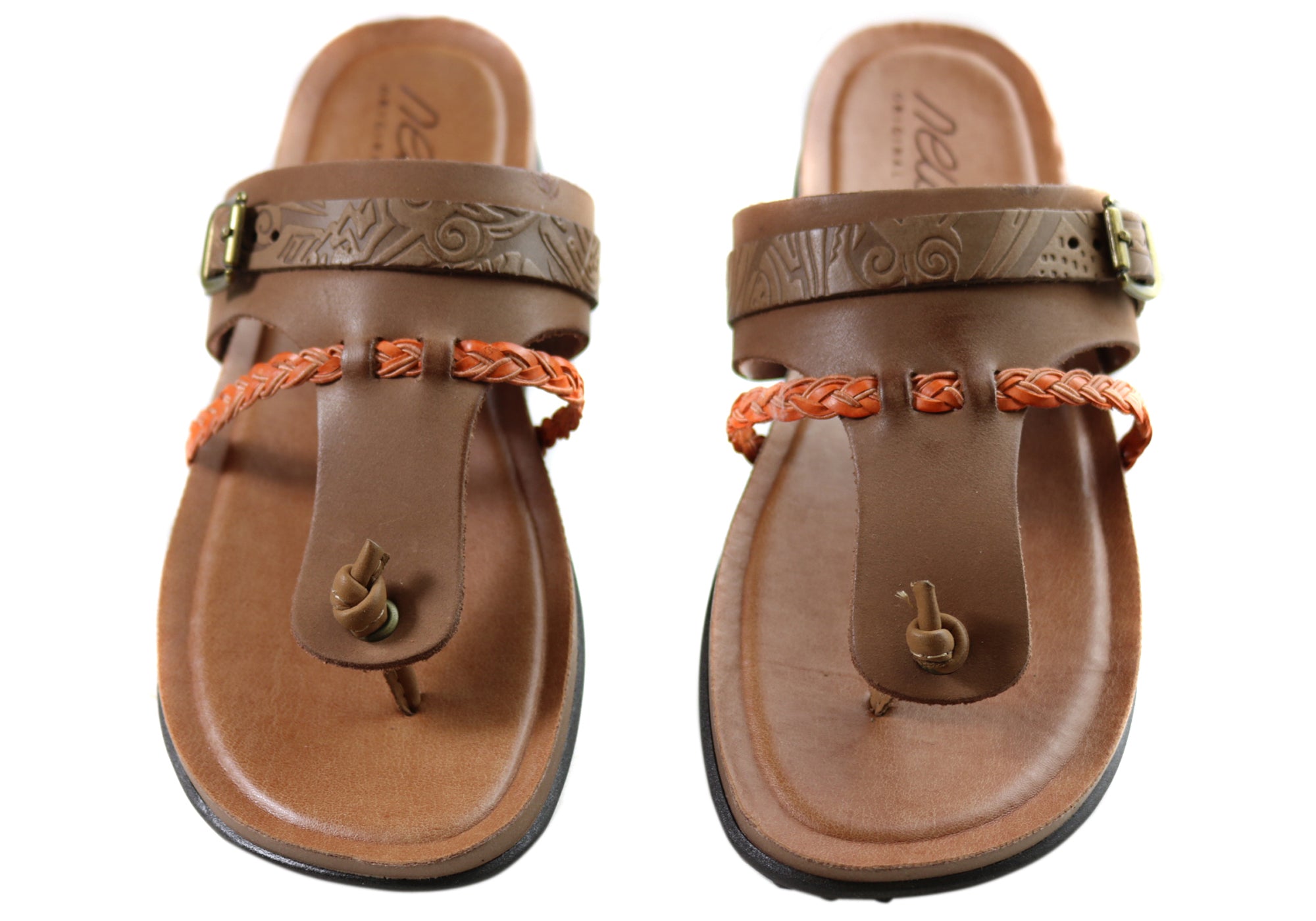 Women's Comfortable Leather Sandals - Handmade in Brazil - Casual Summer Flip Flops for Beach, Travel & Everyday Wear