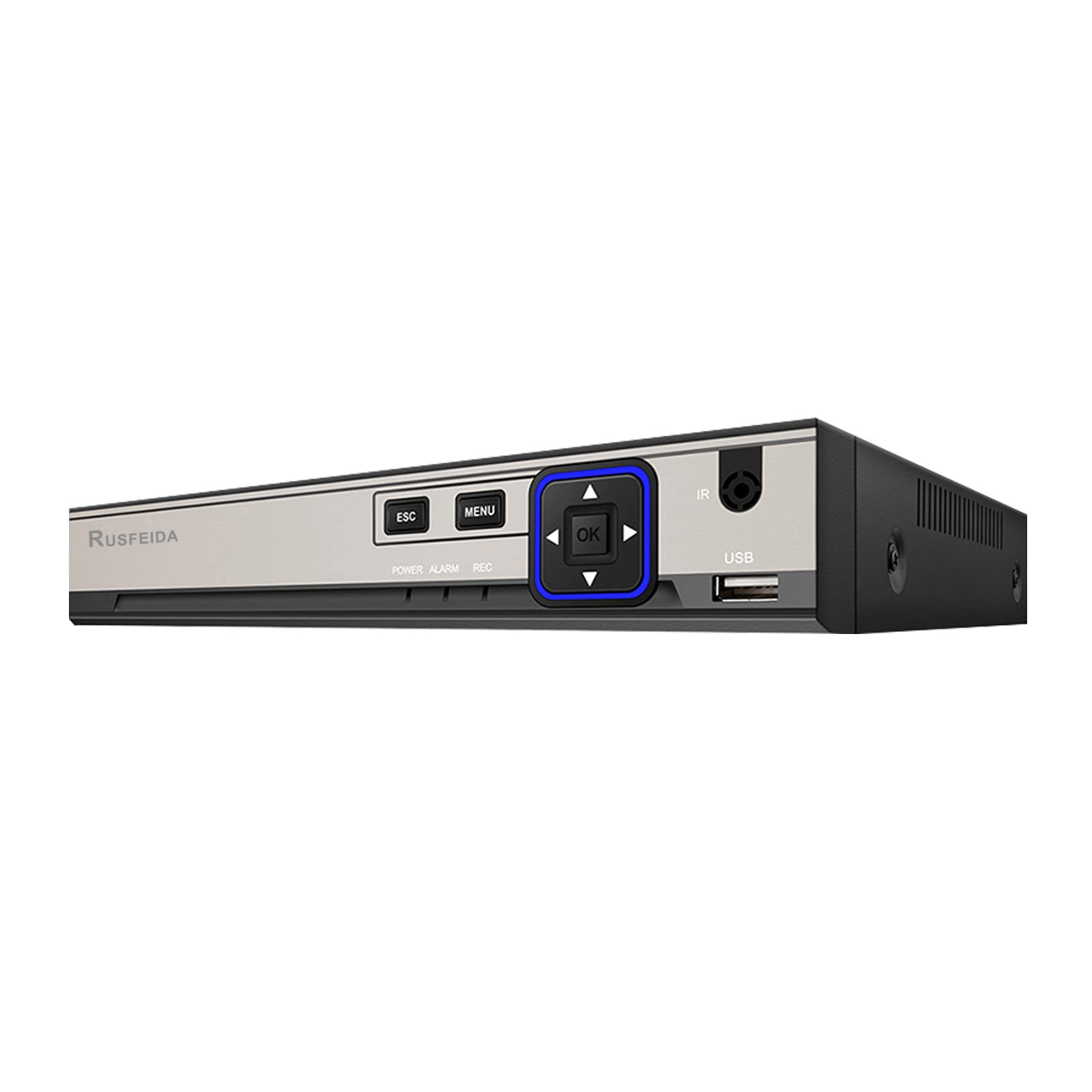 4K 6CH PoE NVR for Security Camera System - Supports 4K/5MP/4MP/3MP/1080P IP Cameras, H.265+ Compression, Face Detection & 24/7 Recording | 6 Port 10CH Network Video Recorder (HDD Not Included) | Ideal for Home Security, Office Surveillance & Business Monitoring