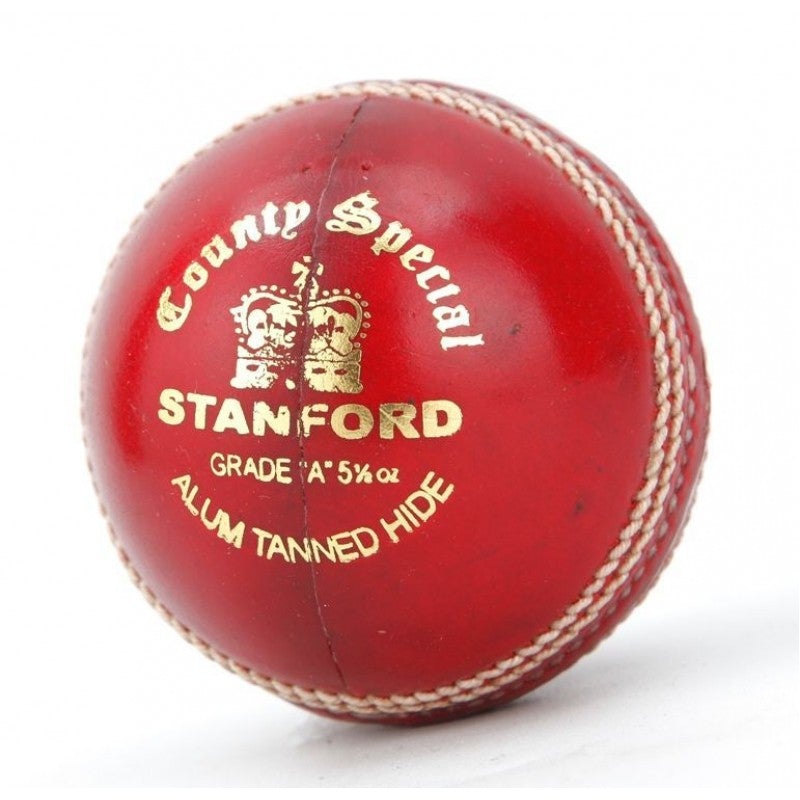 Premium Cricket Ball Set of 6 - Professional Grade Leather Cricket Balls for Matches & Practice - Ideal for Club Games, Training Sessions & Backyard Play