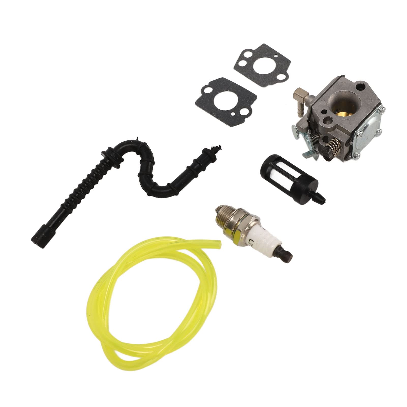 Omabeta 1118 120 0600 Chainsaw Carburetor Replacement Kit - Professional Aluminum Carburetor with Fuel Line for Stihl, Husqvarna, Echo Chainsaws - Perfect for Gardening, Landscaping & Tree Cutting