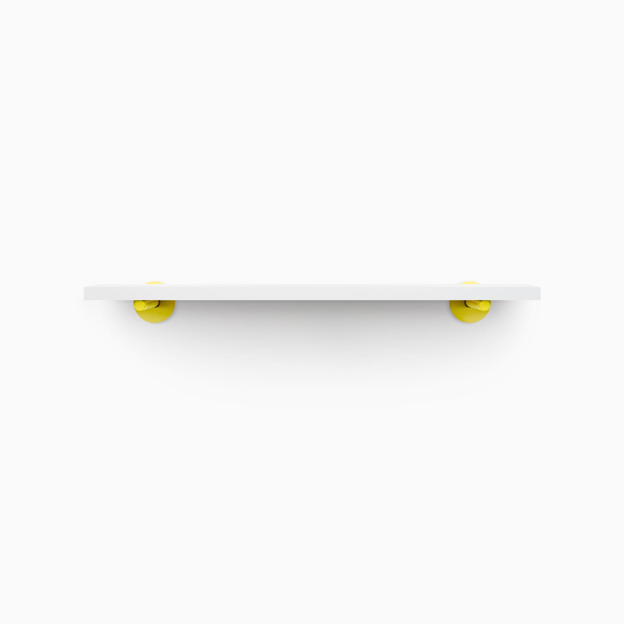 Modern White Wall Shelf - Floating Shelves for Home Decor, Bedroom, Living Room & Bathroom - Sturdy & Stylish Storage Solution for Books, Plants & Decorative Items