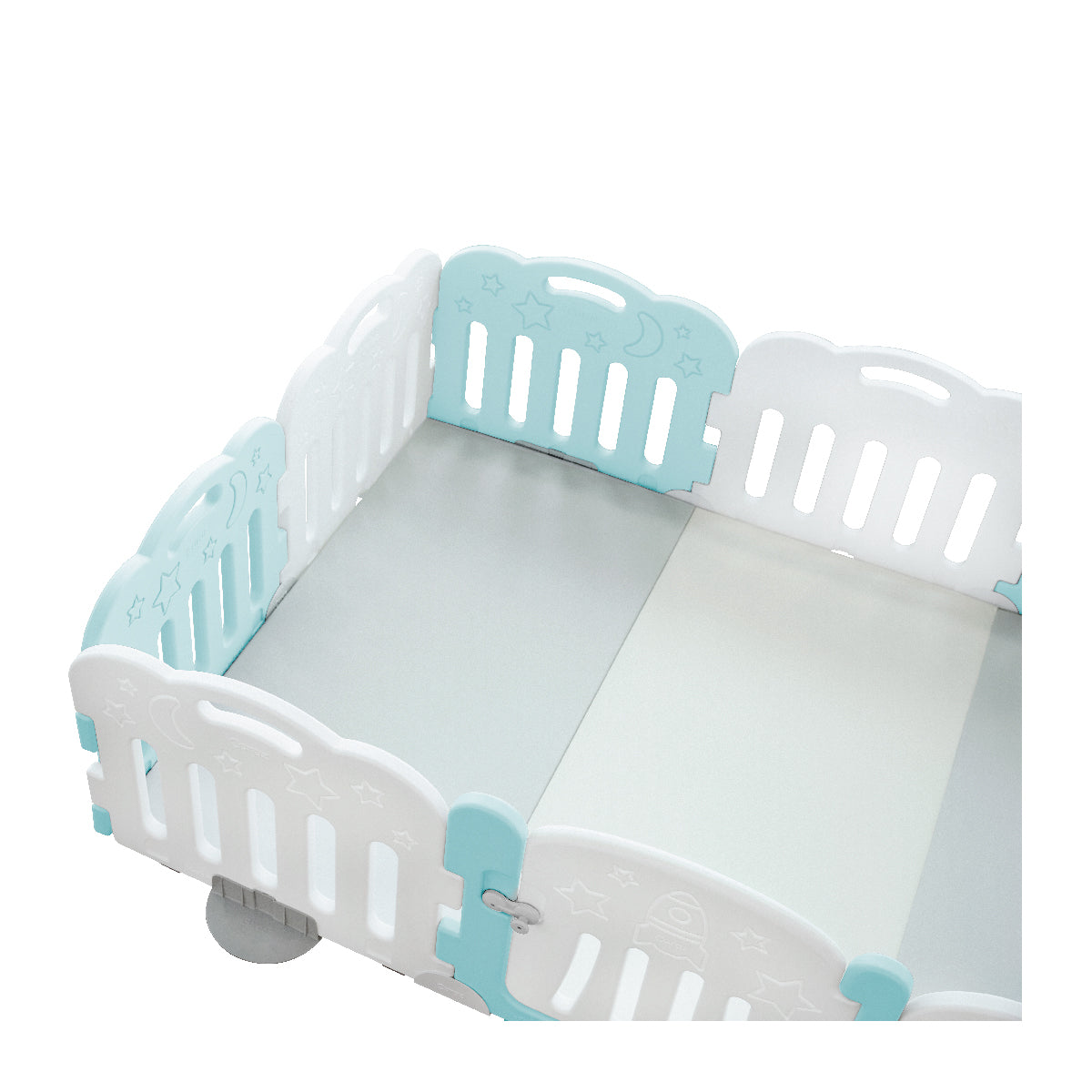 Caraz 9+1 Baby Play Mat Set - Non-Toxic, Extra Thick Foam Floor Tiles for Crawling & Playtime | Nursery, Playroom, Daycare Safe | Perfect for Infants & Toddlers