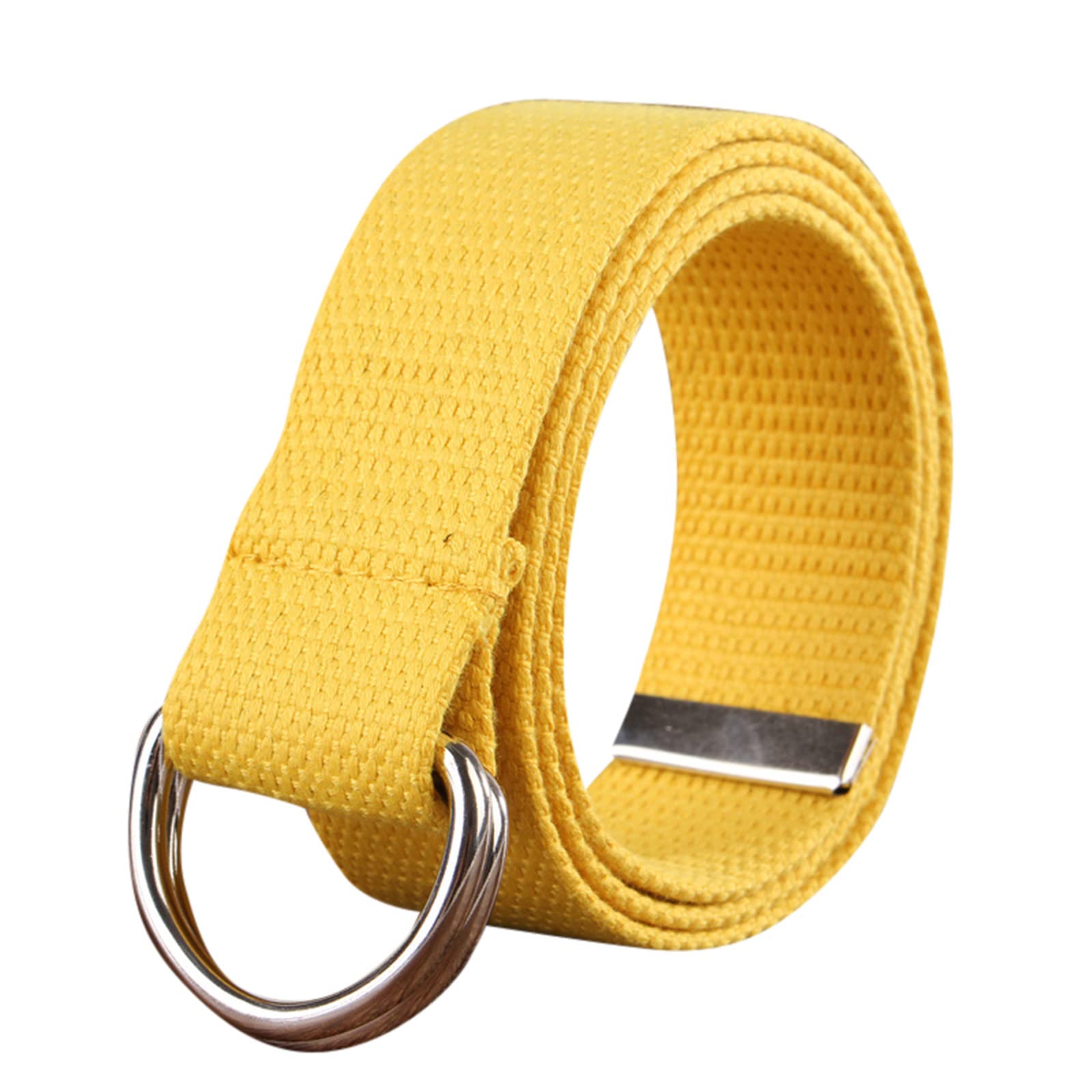 Western Belts for Women & Men - Fashion Stretch Dress & Pants Belt with Buckle - Adjustable Canvas Waistband for Casual, Office & Western Outfits