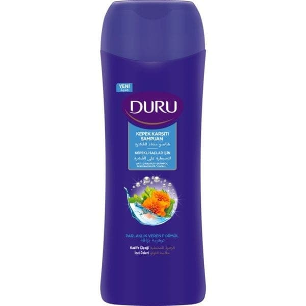 Duru Anti Dandruff Shampoo for Men & Women - 600ml | Clinically Proven Flake Relief | Scalp Care for Dry, Itchy Scalp | Perfect for Daily Use at Home or Gym