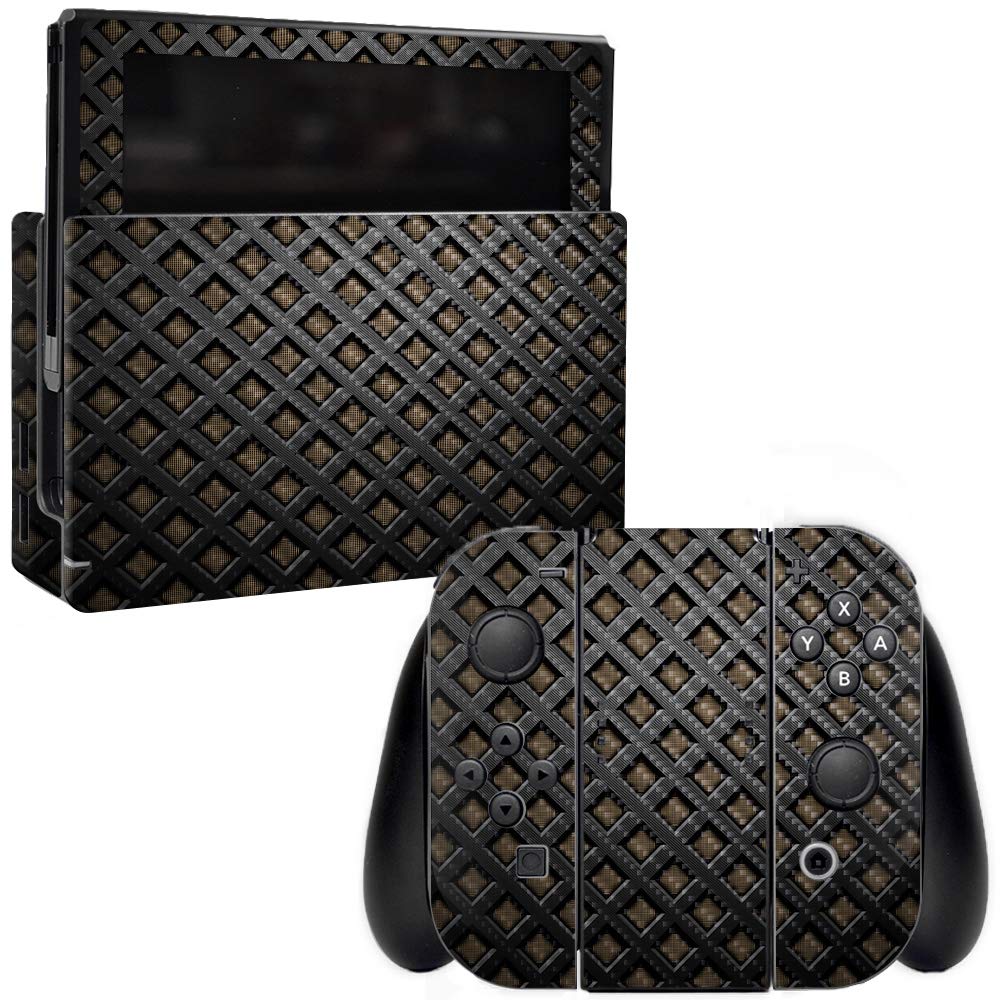 Premium Carbon Fiber Skin for Nintendo Switch - Black Matte Protective Cover | Durable, Scratch-Resistant Vinyl Wrap | Easy to Apply & Remove | Made in USA | Perfect for Gaming, Travel & Home Entertainment
