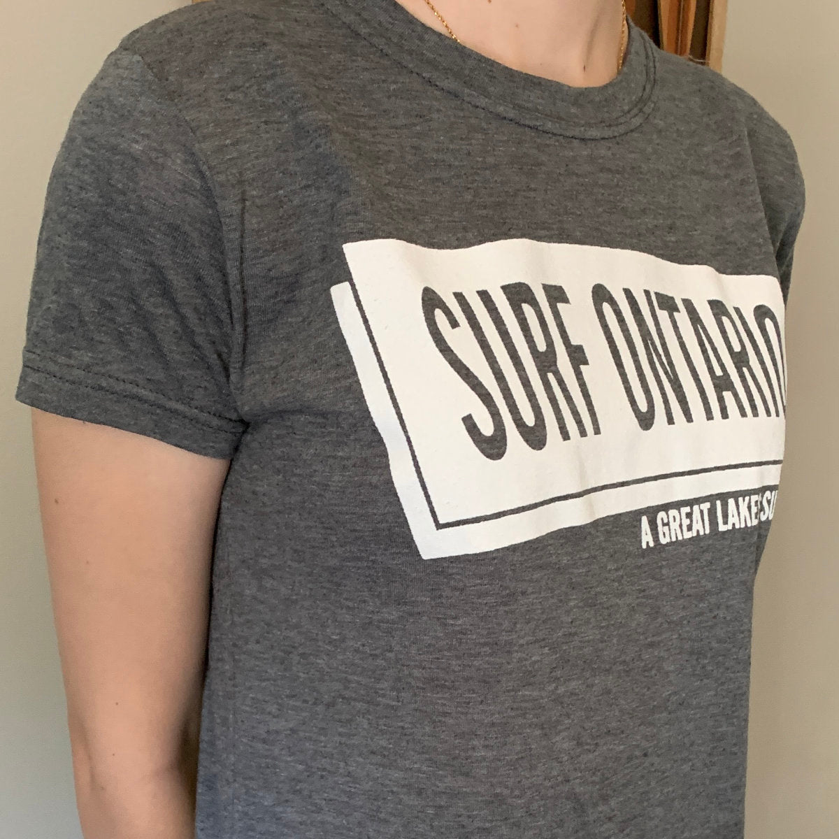 Surf Ontario Graphic T-Shirt for Women - Soft Cotton Casual Tee for Beach, Surfing & Summer Outfits