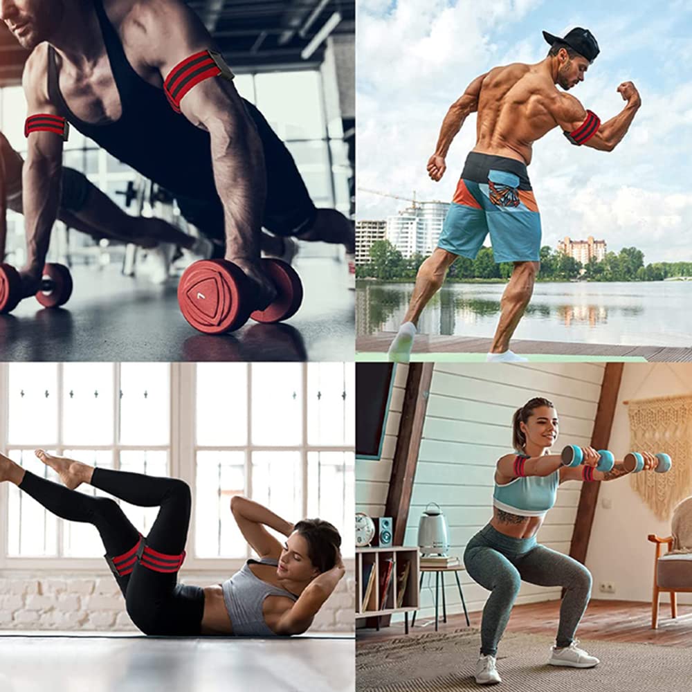 Premium Fabric Booty Bands for Glutes & Hip Building - Heavy Duty Elastic Resistance Bands for Legs, Arms & Weight Training - Black (Arm Size) - Perfect for Home Workouts, Gym Training & Physical Therapy