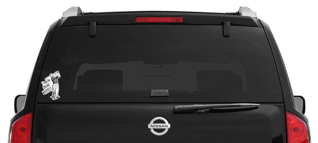 Funny Golf Sticker Decal - Birth.Golf.Death Design - Waterproof Vinyl Decal for Golf Clubs, Cars, Laptops & More - Perfect for Golf Lovers & Gifts