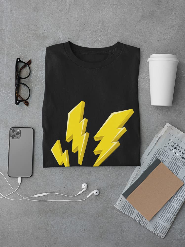 Men's Lightning Thunder Bolts Graphic T-Shirt - Stylish Casual Tee for Everyday Wear & Street Fashion