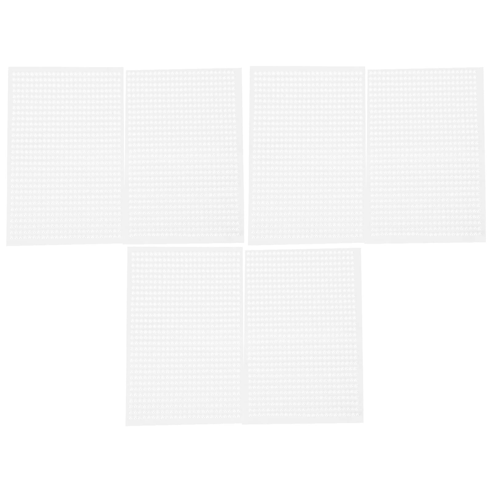 6Pcs Face Stickers with Pearls - Self-Adhesive Eyebrow & Nail Decor for Masquerade Balls, Halloween, and Beauty Makeup | Perfect for Costume Parties, Photo Shoots, and Skin Care Routines