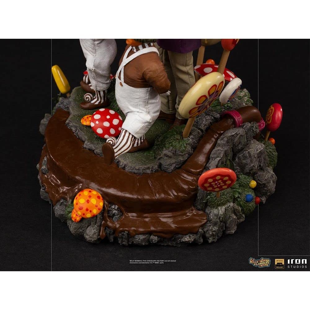 Iron Studios Willy Wonka Statue 1/10 Art Scale - Collectible Figure from Charlie and the Chocolate Factory - Perfect for Movie Fans, Shelf Display & Gift Giving