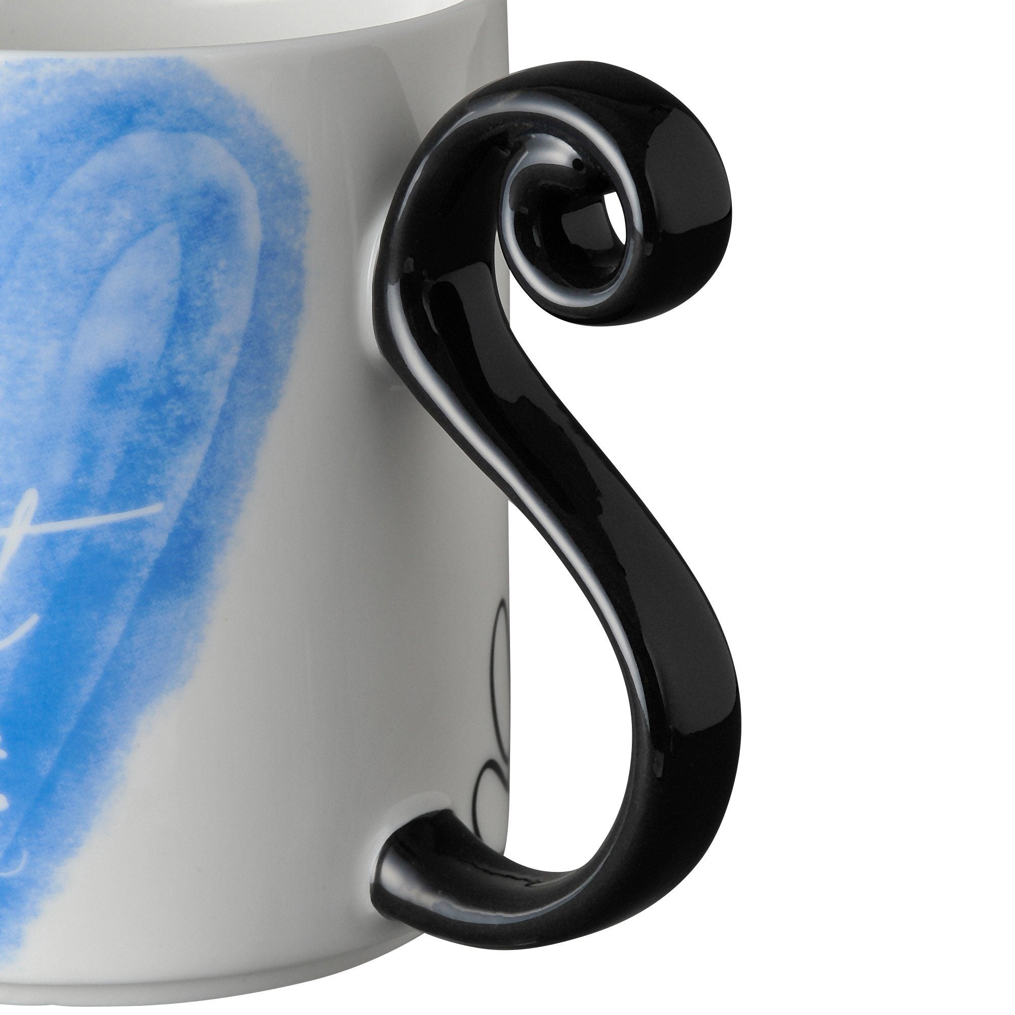 Disney Couple Mugs Set - Heart-Shaped Coffee Cups for Valentine's Day Gift, Romantic Couples Gifts, Perfect for Anniversaries, Date Nights & Coffee Lovers