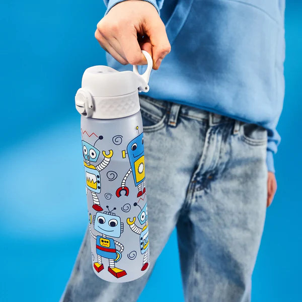 Ion8 Slim Leak-Proof Water Bottle 500ml (17oz) - BPA Free, Lightweight & Portable for Gym, Hiking, Travel & Office Use