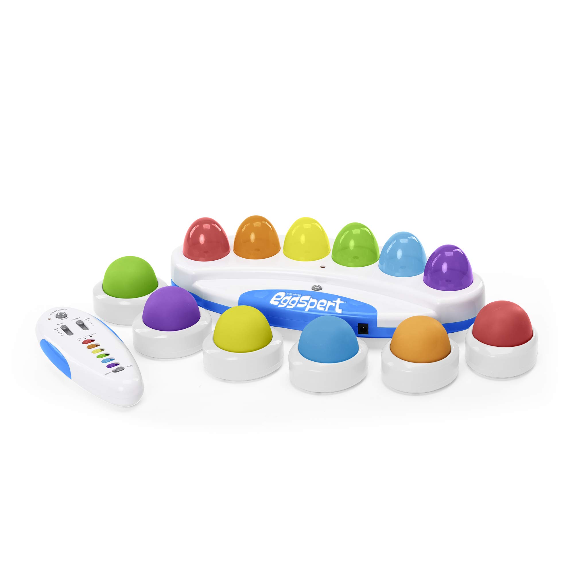 Educational Insights Wireless Eggspert (2.4 GHz) & Jumbo Magnetic Spinner Set - Fun Classroom Games, Teacher Supplies for Interactive Learning & Quiz Activities