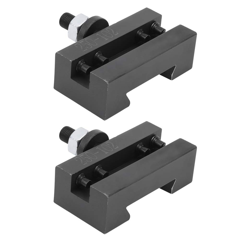 2-Piece High-Speed Steel Quick Change Boring Tool Set - CNC Turning Tool Holder Clamp 250-102 for Hardened Metals | Lathe Machining, Metalworking, Industrial Manufacturing