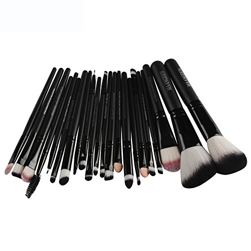 22 Pcs Professional Makeup Brush Set - Blush, Eyeshadow, Foundation & Powder Brushes for Flawless Makeup Application | Perfect for Home, Travel & Professional Makeup Artists