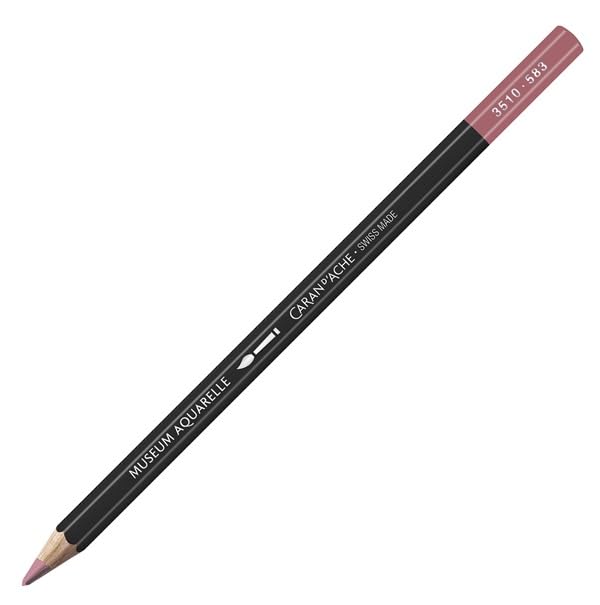 Premium Caran d'Ache Museum Aquarelle Watercolor Pencil - Violet Pink (3510.583) for Professional Artists & Sketching | Ideal for Watercolor Painting, Illustration & Mixed Media Art