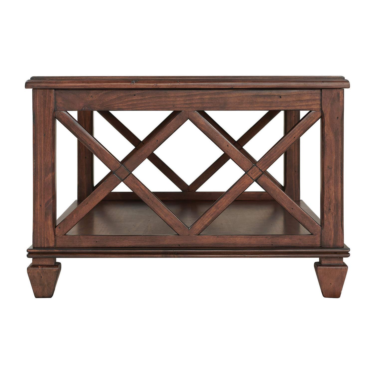 Alaterre Stockbridge 4-Piece Wood Living Room Furniture Set - 45