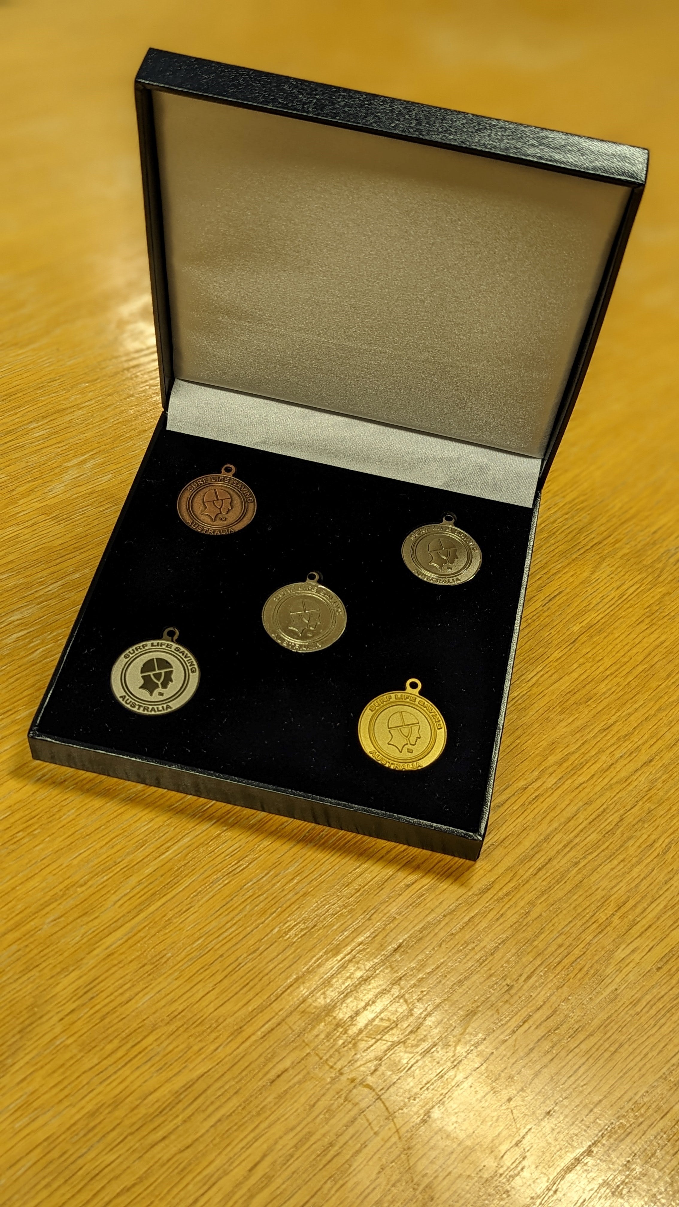 Premium Custom Medal Display Box - Elegant Award & Trophy Presentation Case for Sports, Military, and Academic Achievements - Perfect for Ceremonies, Awards Nights, and Office Decor
