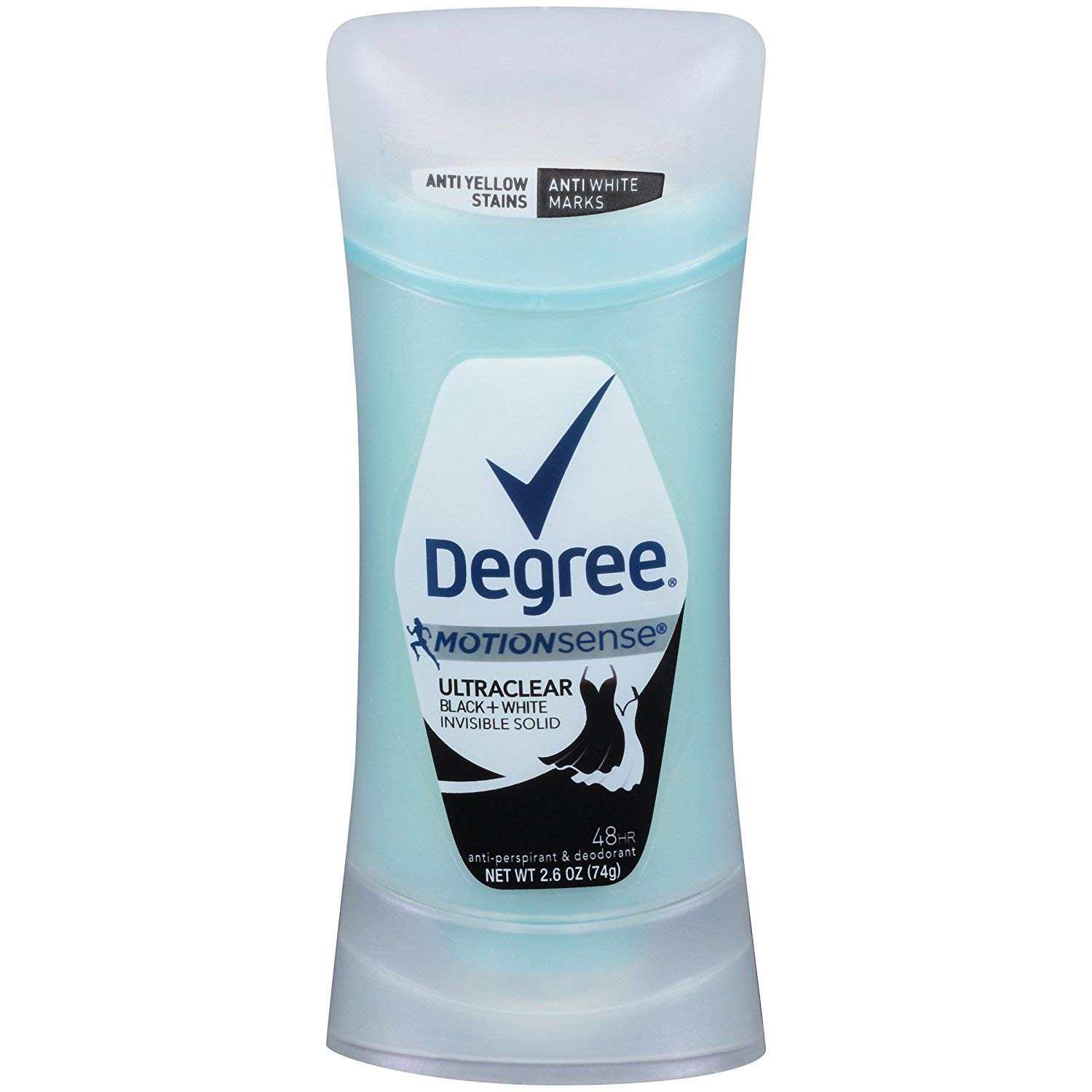 Degree Women Ultra Clear Anti-Perspirant & Deodorant, Pure Clean 2.6 oz (Pack of 5) - Long Lasting Odor Protection for Active Women, Gym & Everyday Use