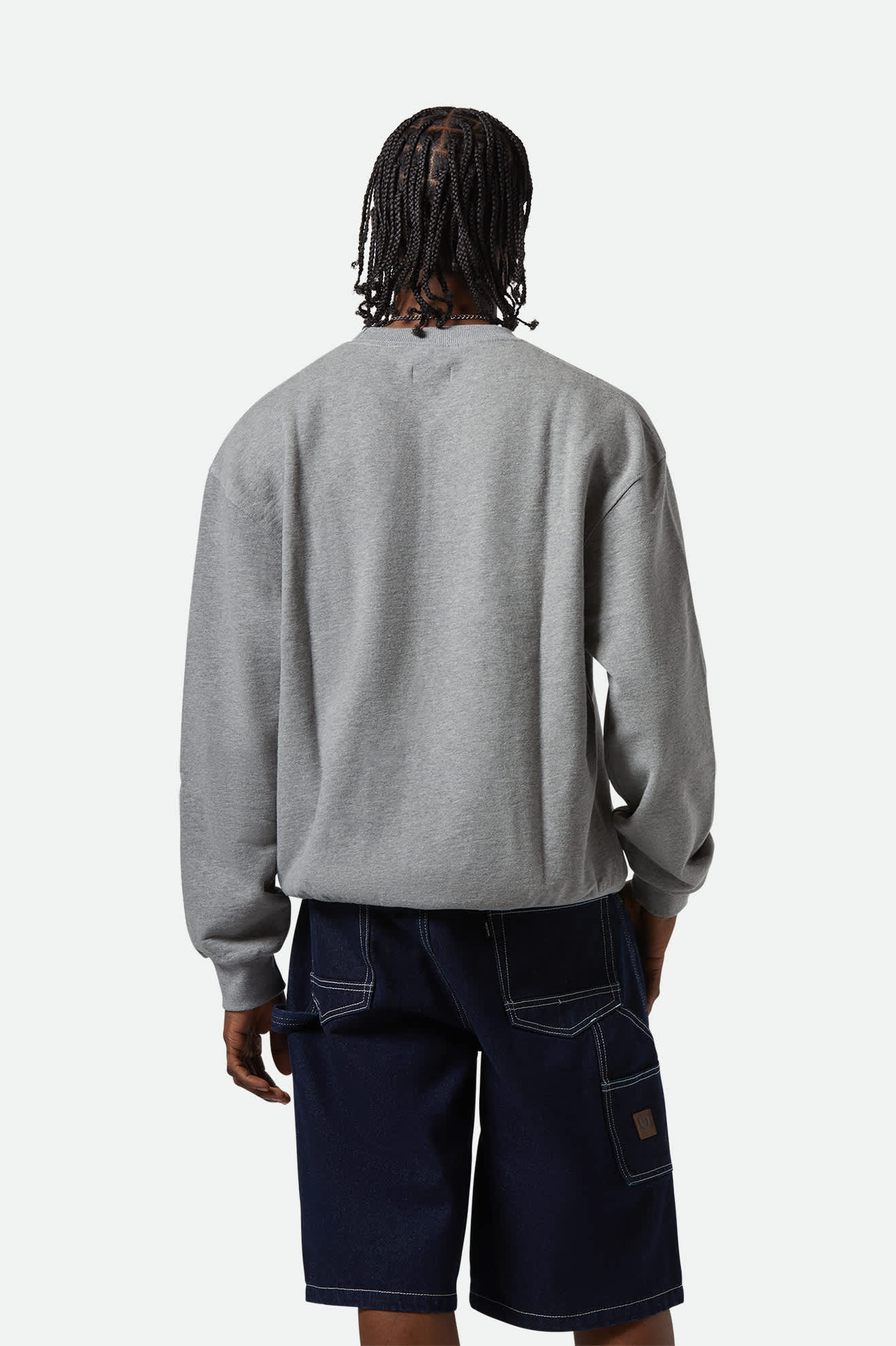 The League Broken In Crew Heather Grey - Soft & Comfortable Men's T-Shirt for Casual Wear & Everyday Outfits