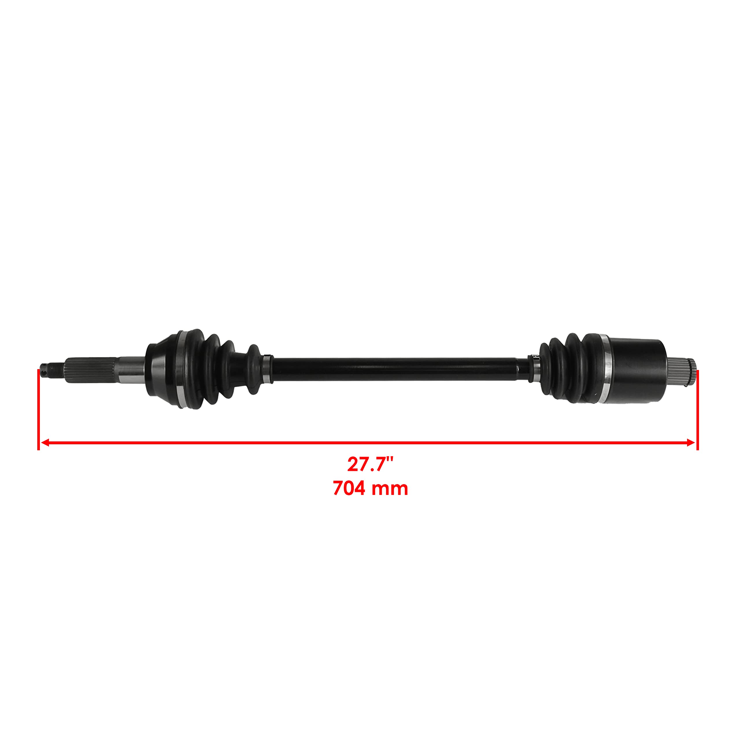 Caltric CV Axle Shaft Kit with Bearings - Compatible with Polaris Ranger 500 4x4 EFI (2010) & Ranger 800 4X4 (2010-2011, 2013-2014) - Front & Rear Replacement for Off-Road, Farm & Utility Vehicle Maintenance