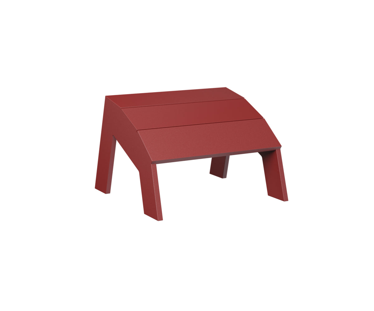 Berlin Gardens Nordic Adirondack Footstool - Outdoor Patio Furniture, Solid Wood Footrest for Garden, Deck & Poolside Relaxation