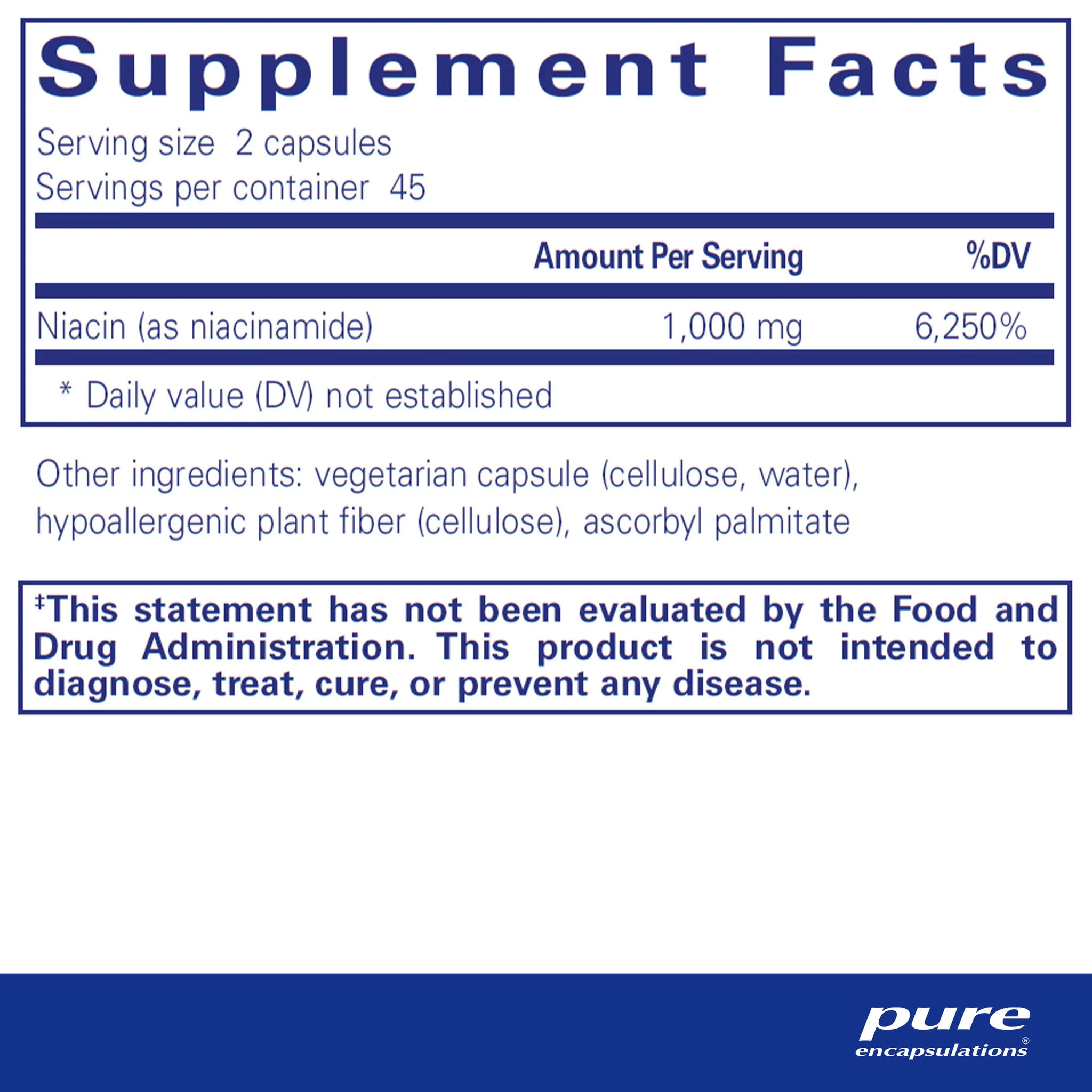 Niacinamide 500mg 90 Capsules - Vitamin B3 Supplement for Skin Health & Energy Boost - Supports Clear Complexion & Metabolism - Perfect for Daily Wellness Routine