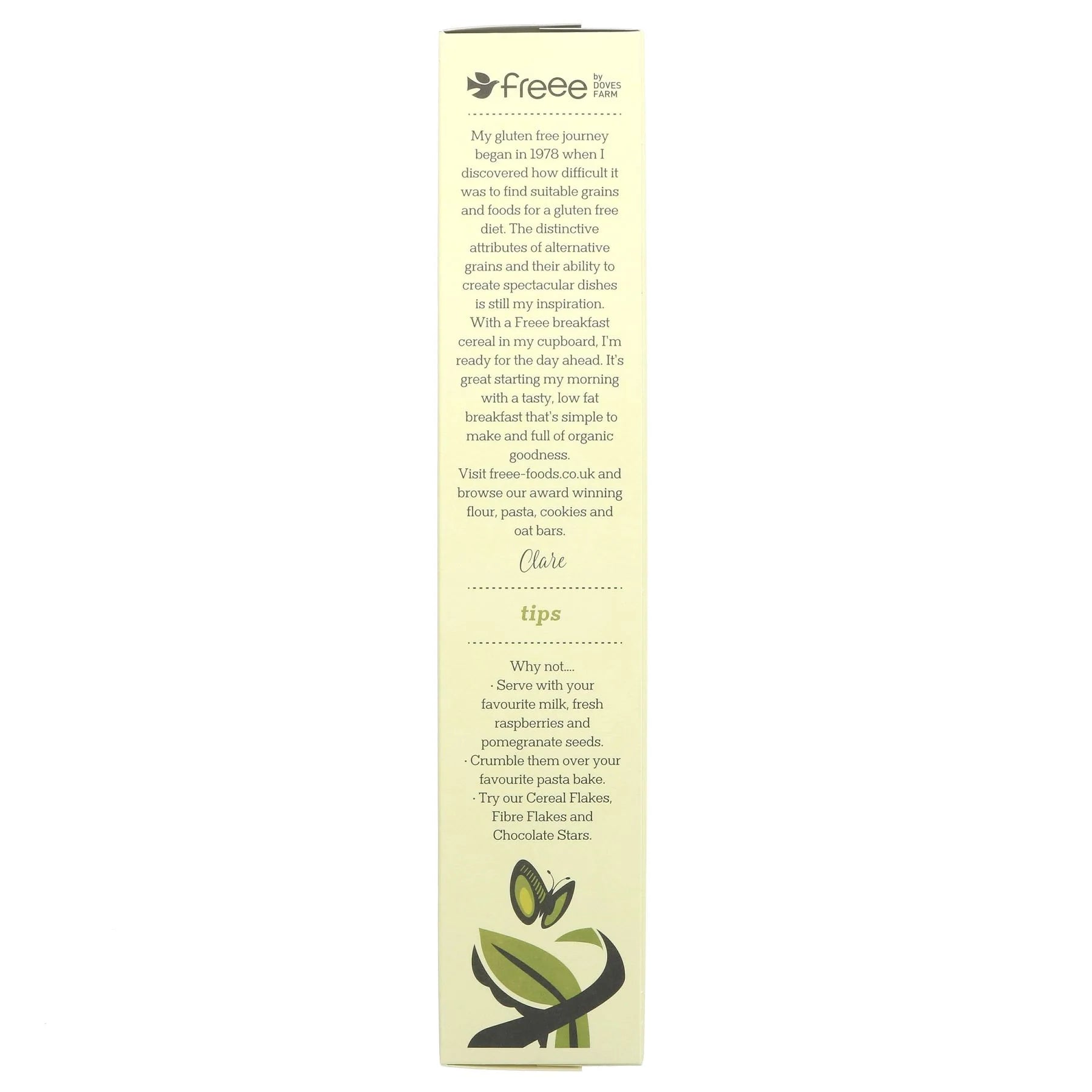 Doves Farm Freee Organic Corn Flakes Gluten-Free - Healthy Breakfast Cereal for Kids & Adults - Perfect for Vegan, Dairy-Free & GF Diets - Enjoy with Milk or Yogurt for a Nutritious Start to Your Day