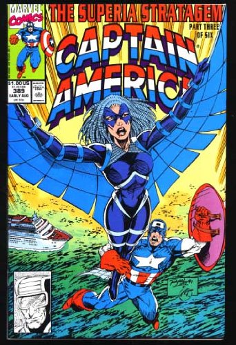 Captain America #389 Vol 1 Comic Book - Rare Collectible Edition for Marvel Fans, Superhero Gifts, Comic Book Collections & Display