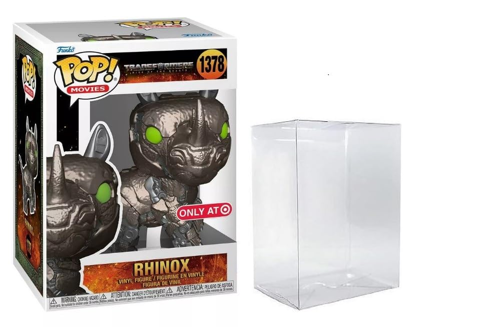 Funko Pop! Rhinox Transformers Rise of The Beasts 1378 Collectible Action Figure Bobblehead with Box Protector - 3.75